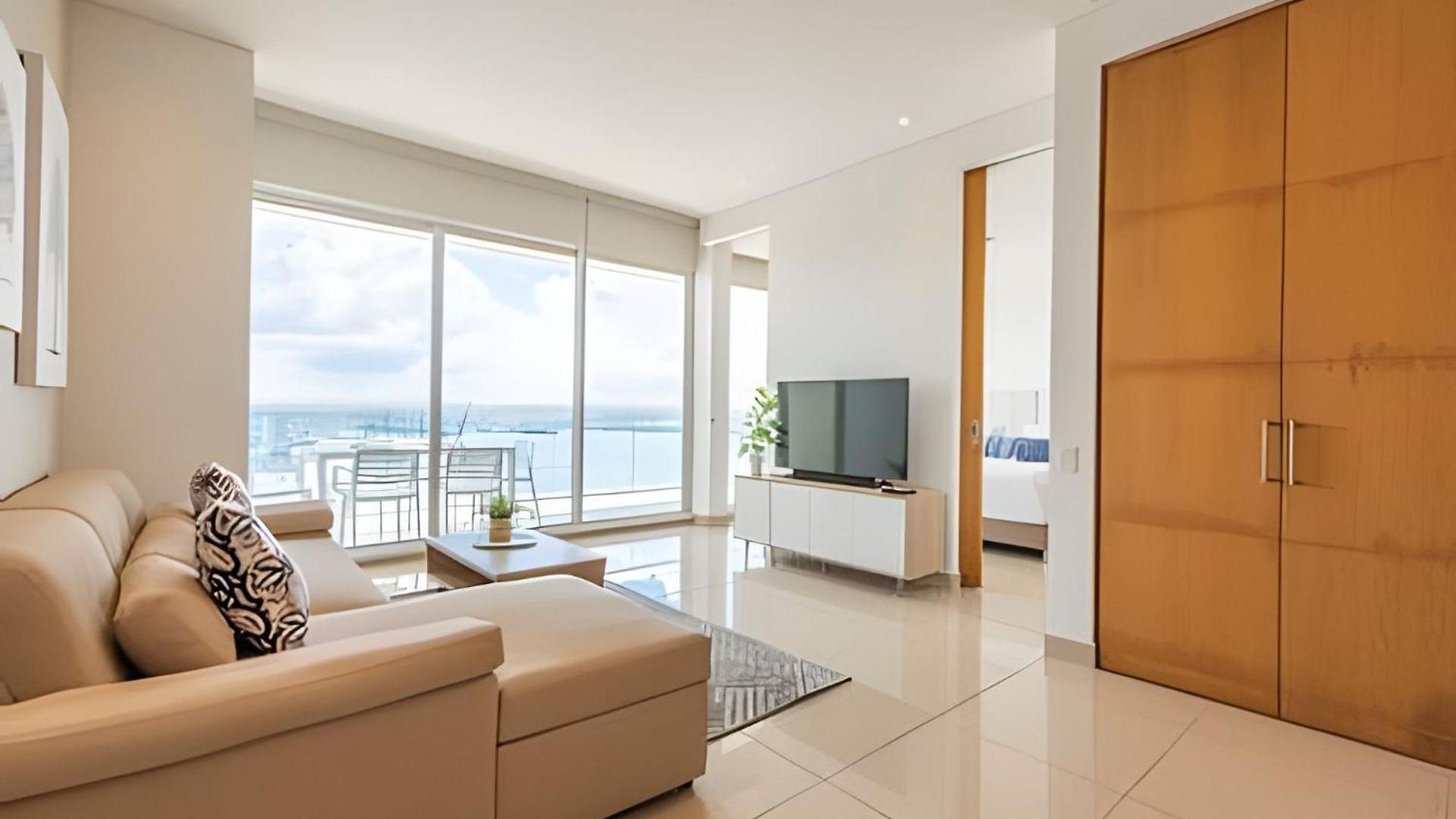 ¡espectacular Vista A La Bahía! Piso 26 H2 Hyatt Apartamento Cartagena
