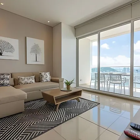 ¡espectacular Vista A La Bahía! Piso 26 H2 Hyatt Apartamento Cartagena