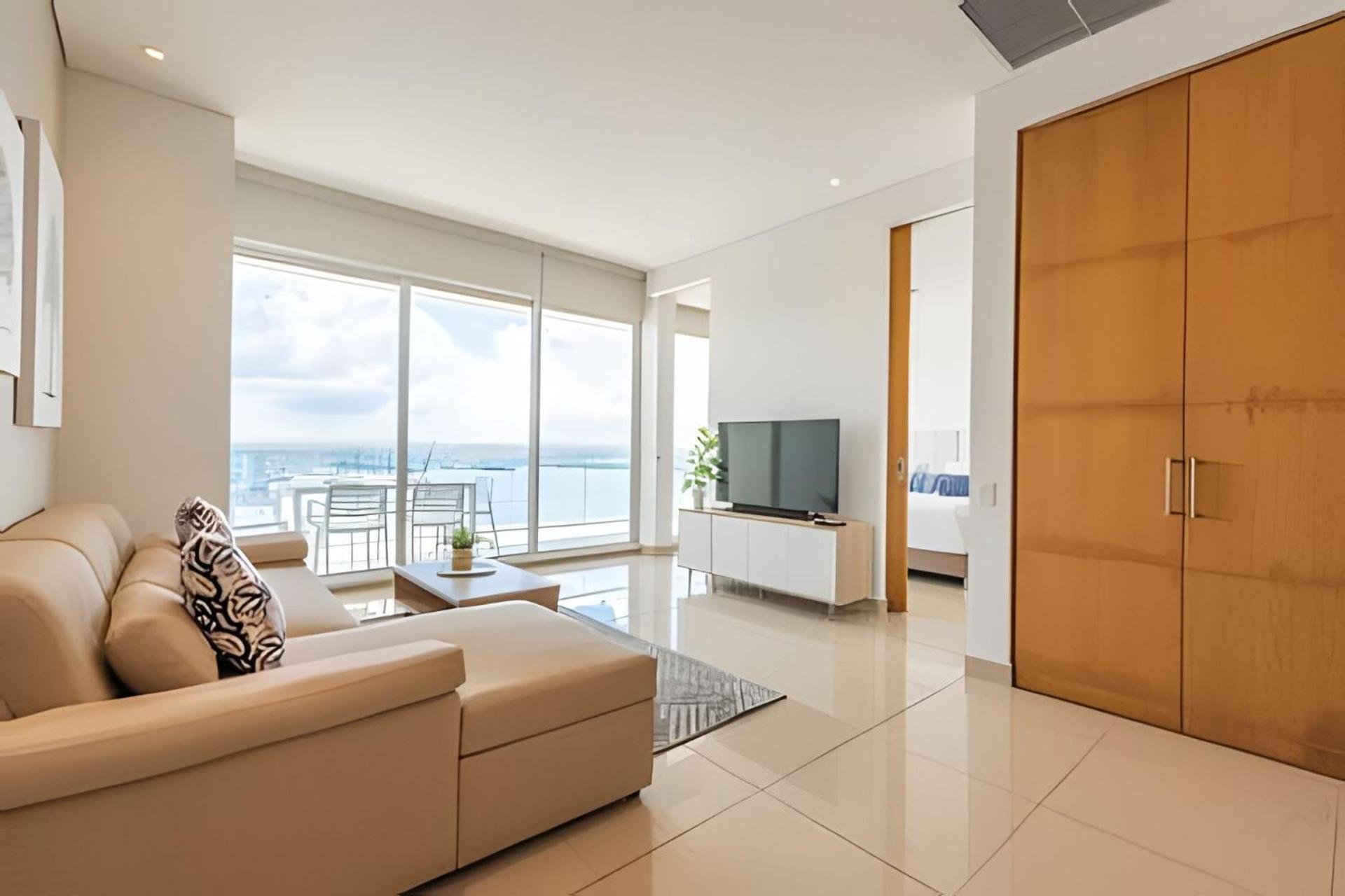 ¡espectacular Vista A La Bahía! Piso 26 H2 Hyatt Apartamento Cartagena