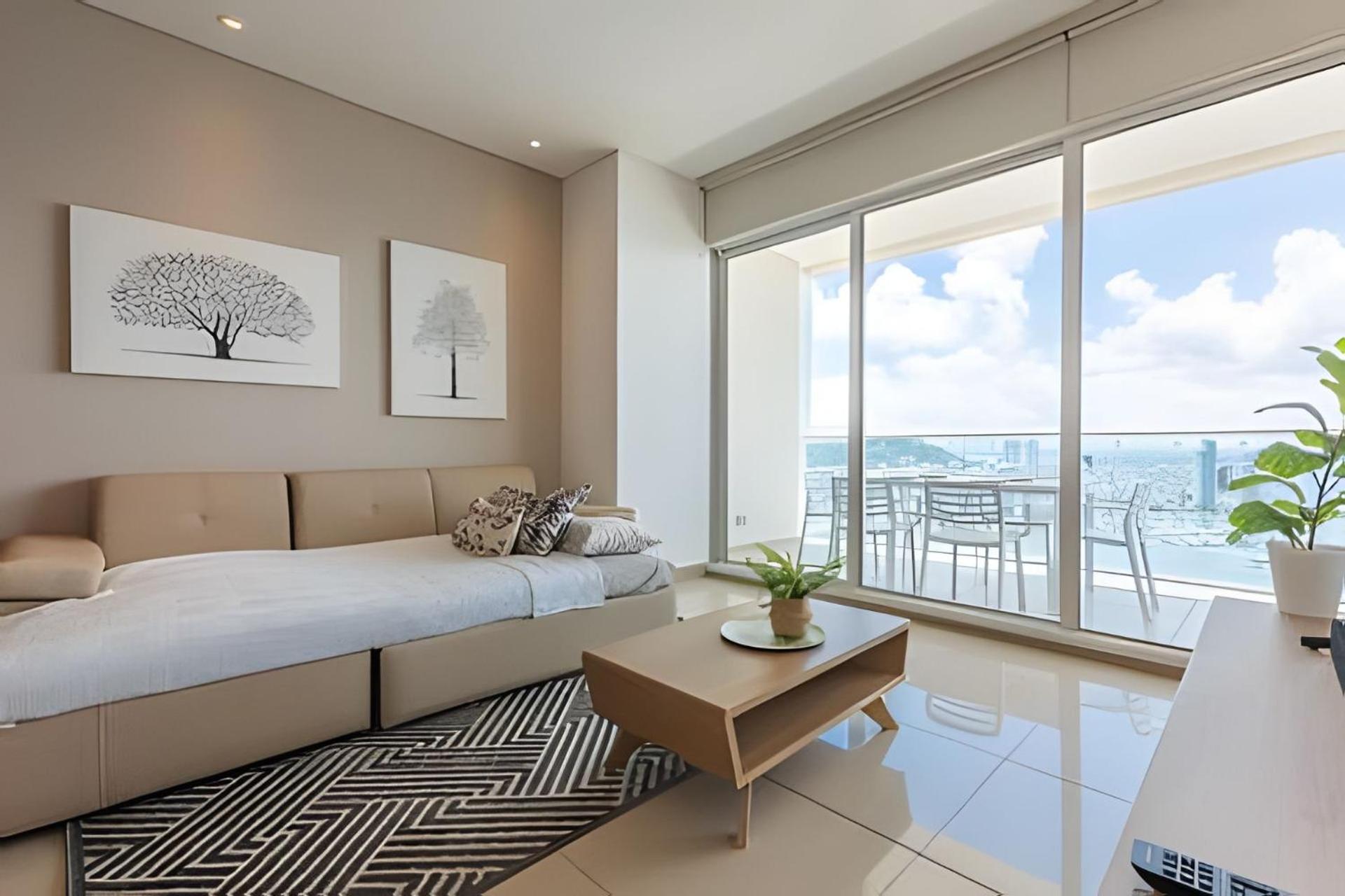 ¡espectacular Vista A La Bahía! Piso 26 H2 Hyatt Cartagena